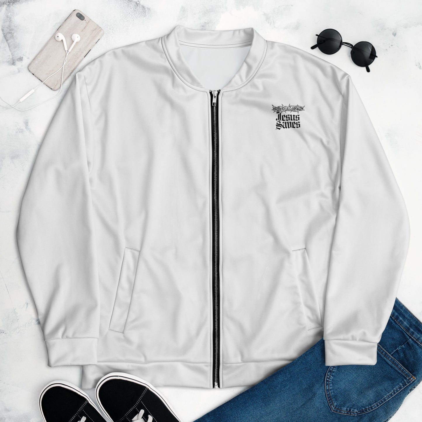 Jesus Saves π Bomber Jacket