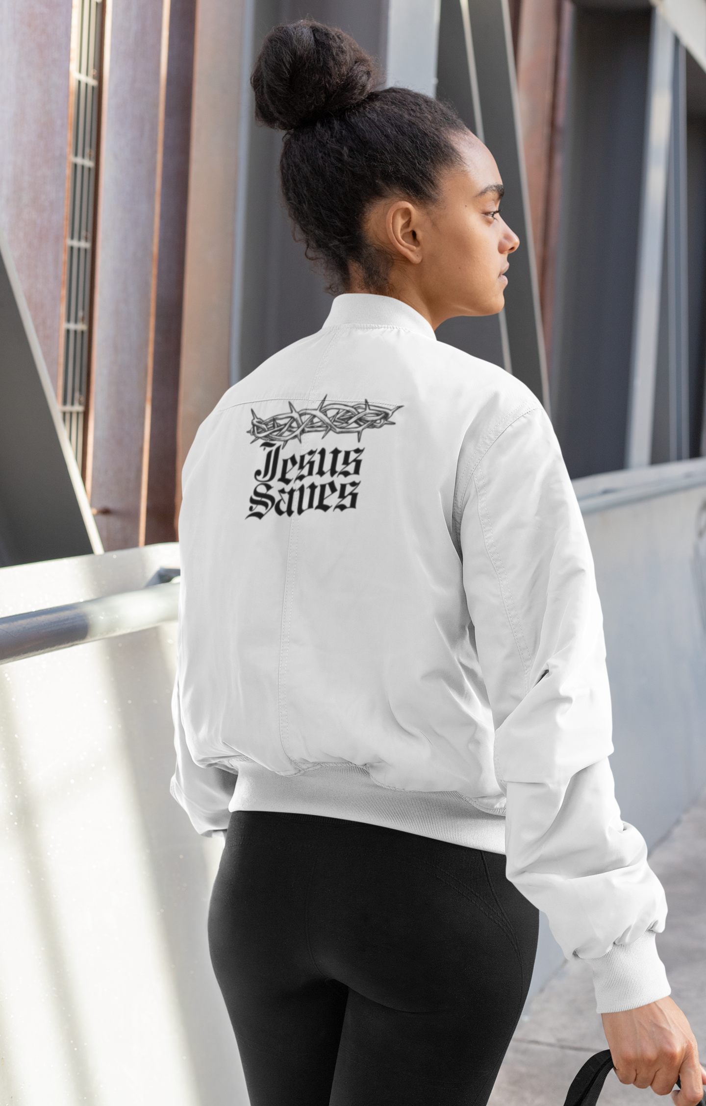 Jesus Saves π Bomber Jacket