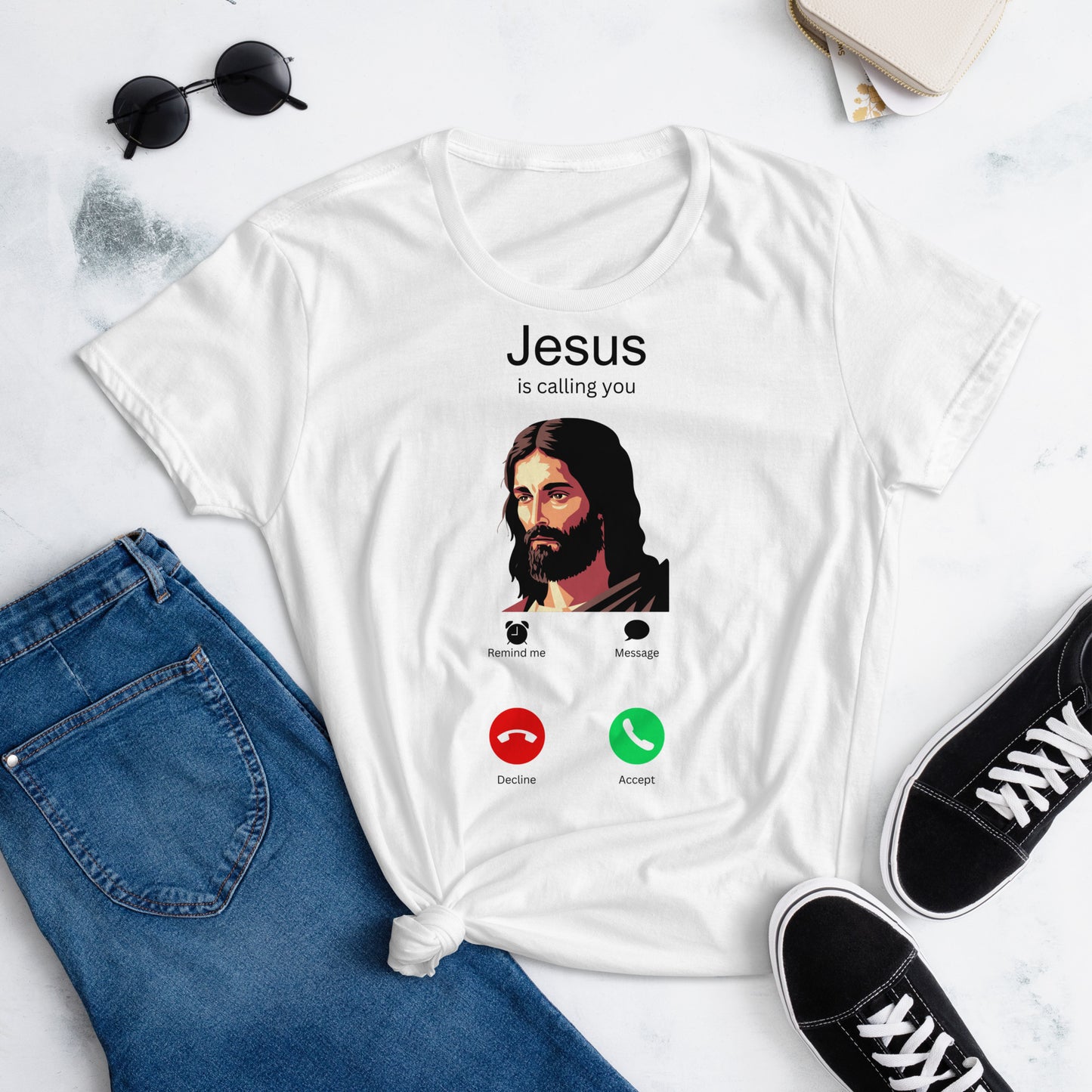 Jesus is Calling☎️ Women's T-shirt