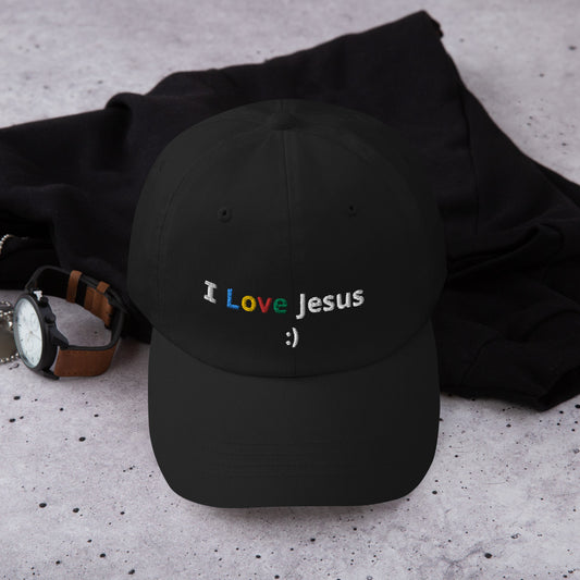 I Love Jesus:) Embroidery Hat