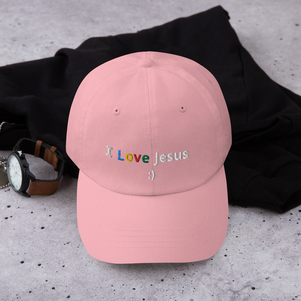 I Love Jesus:) Embroidery Hat