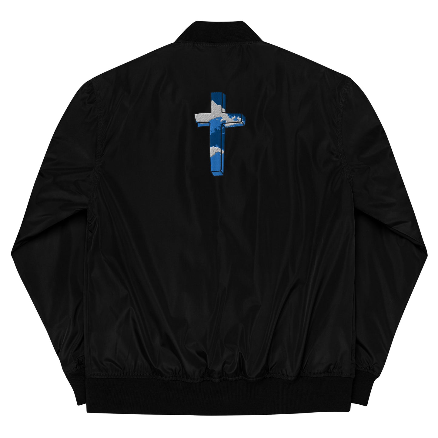 The Cross Embroidery Bomber Jacket