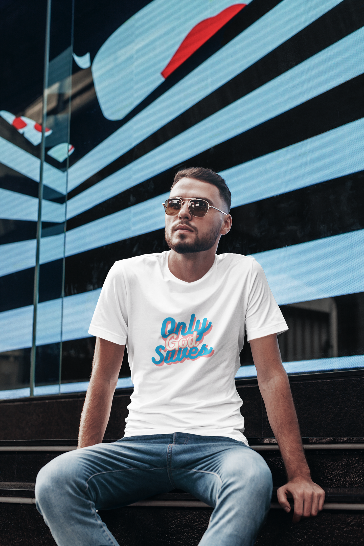 Only God Saves V2 Men's T-shirt