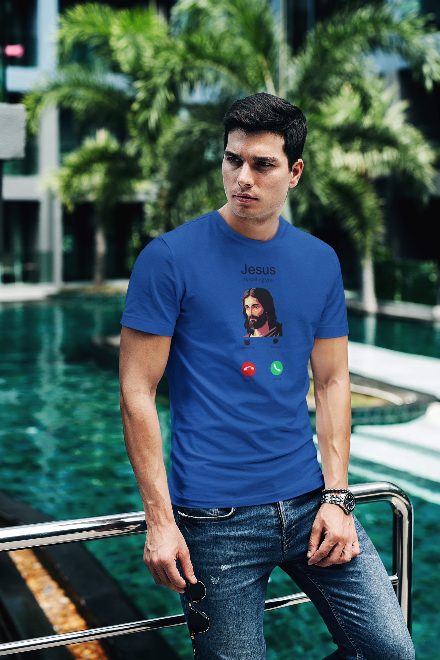 Jesus is Calling☎️ Men's T-shirt