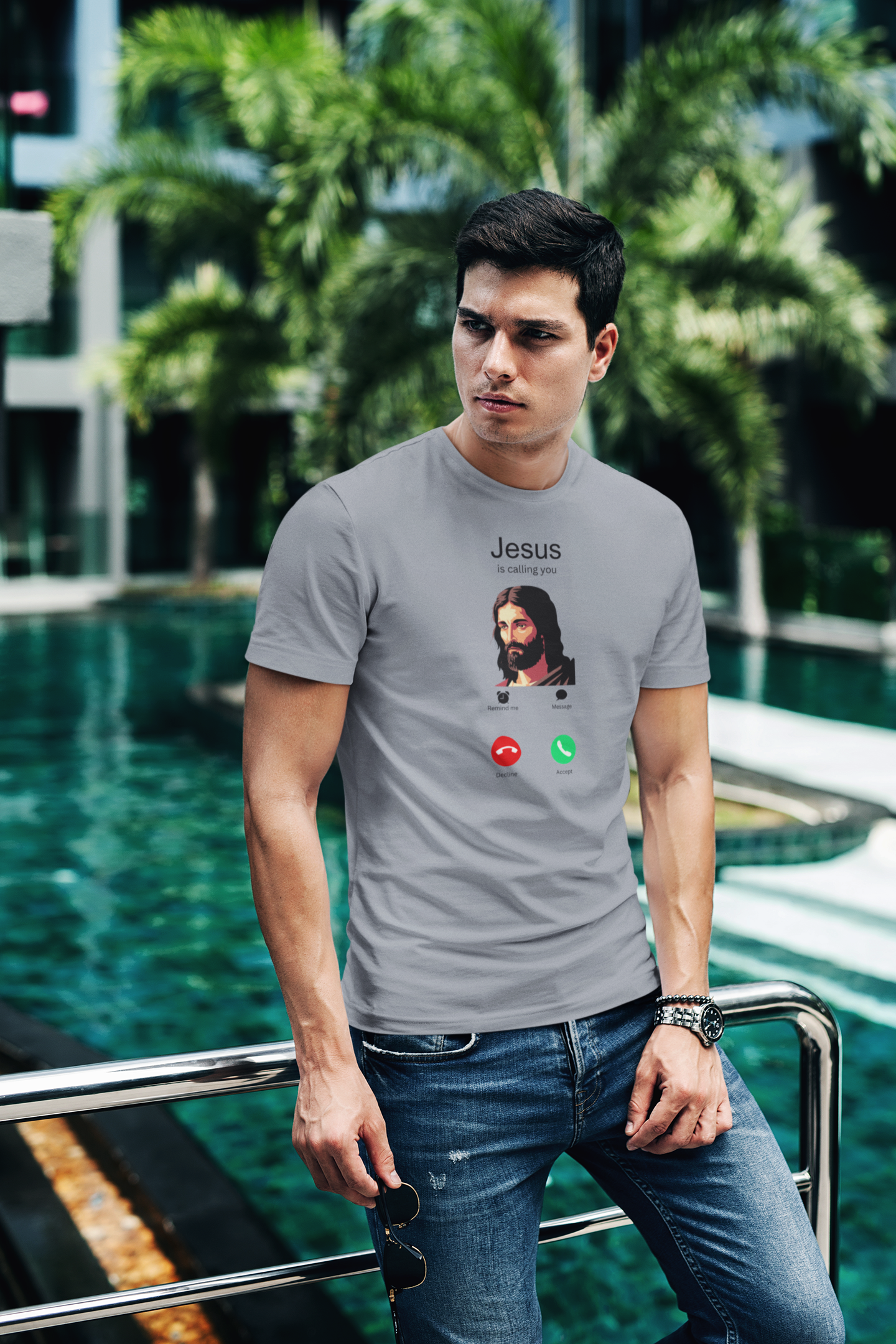 Jesus is Calling☎️ Men's T-shirt