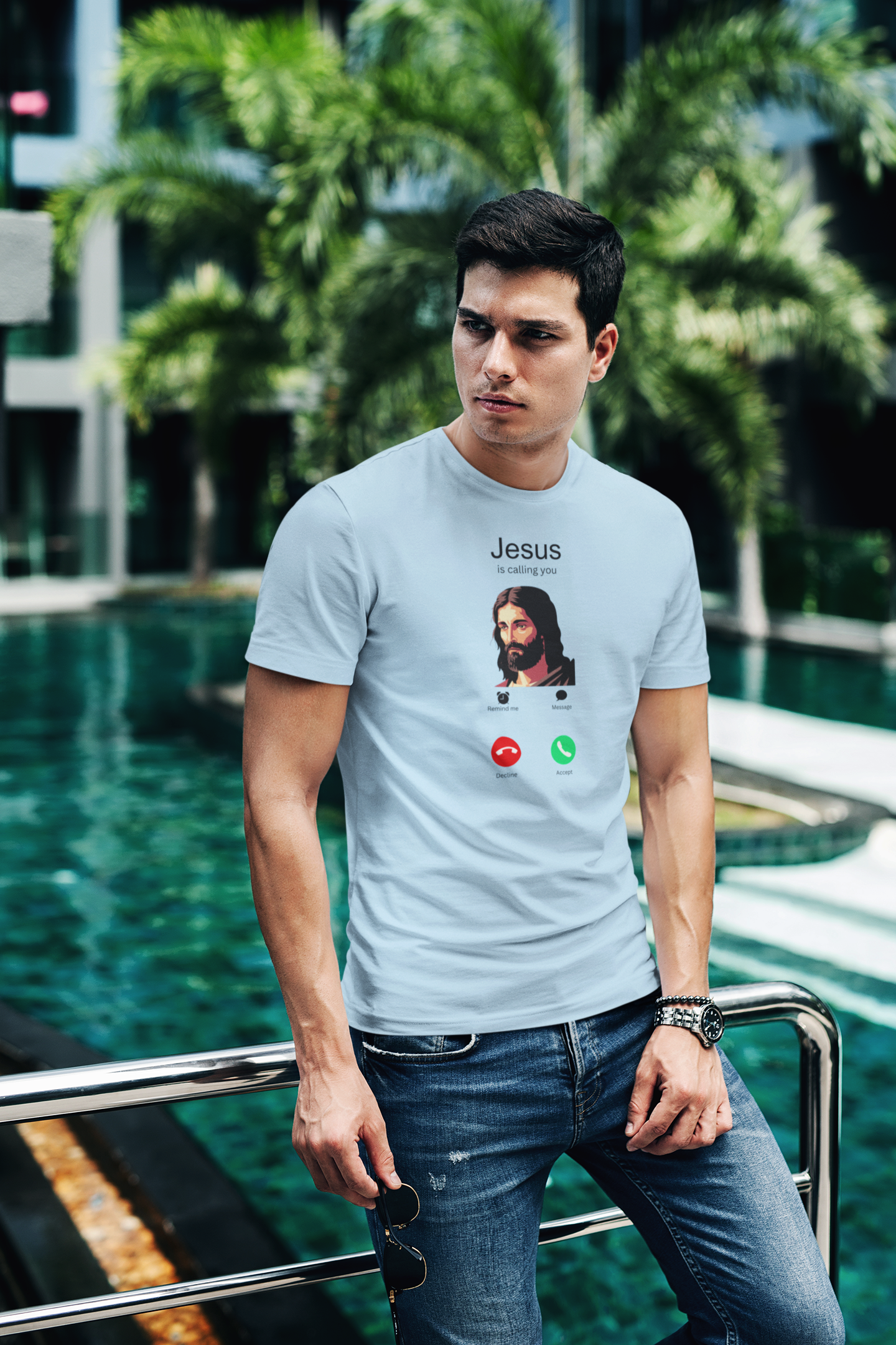 Jesus is Calling☎️ Men's T-shirt