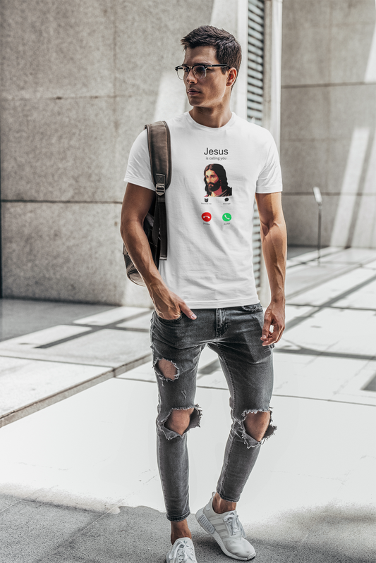 Jesus is Calling☎️ Men's T-shirt