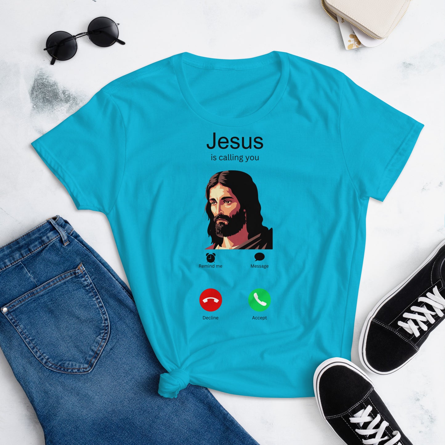 Jesus is Calling☎️ Women's T-shirt