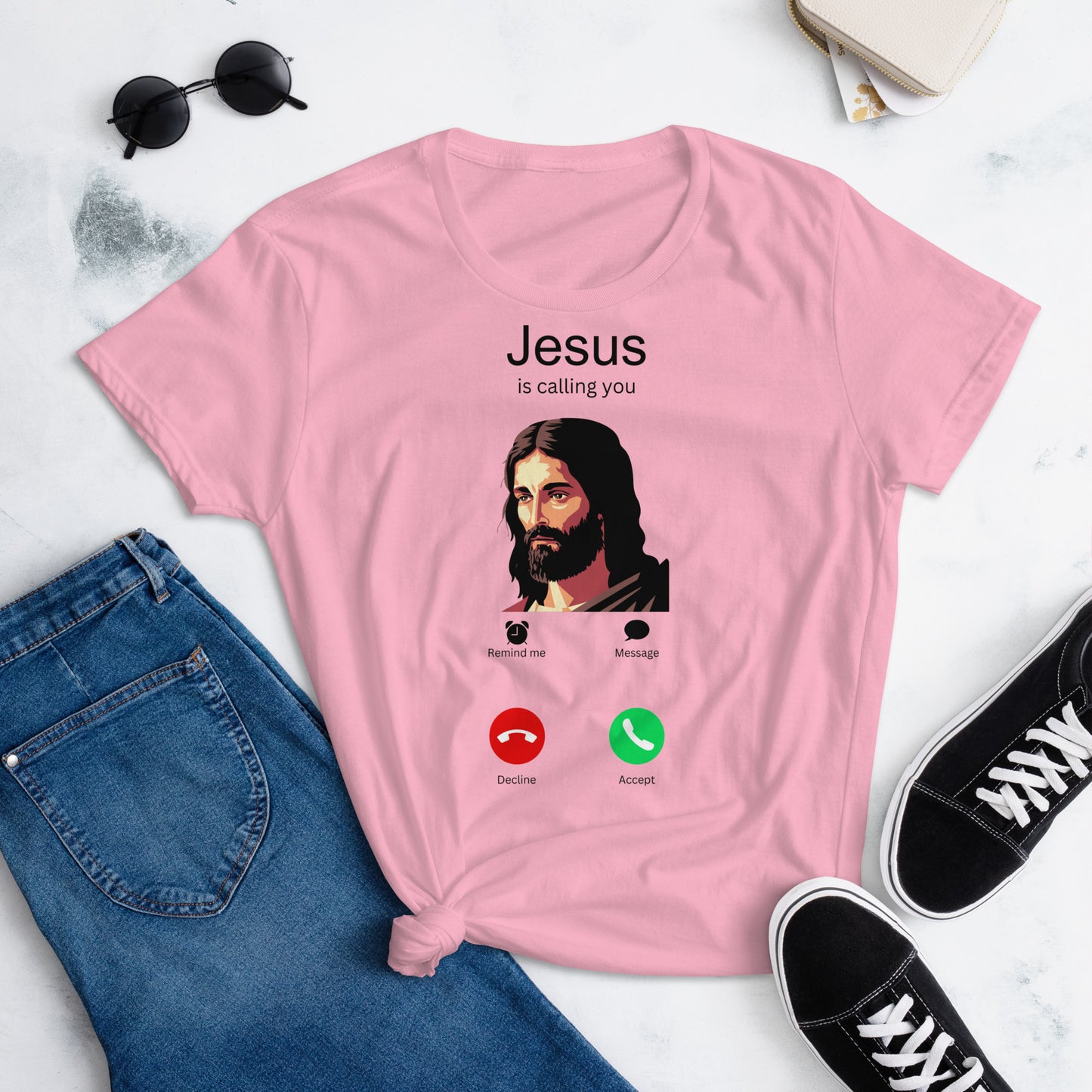 Jesus is Calling☎️ Women's T-shirt