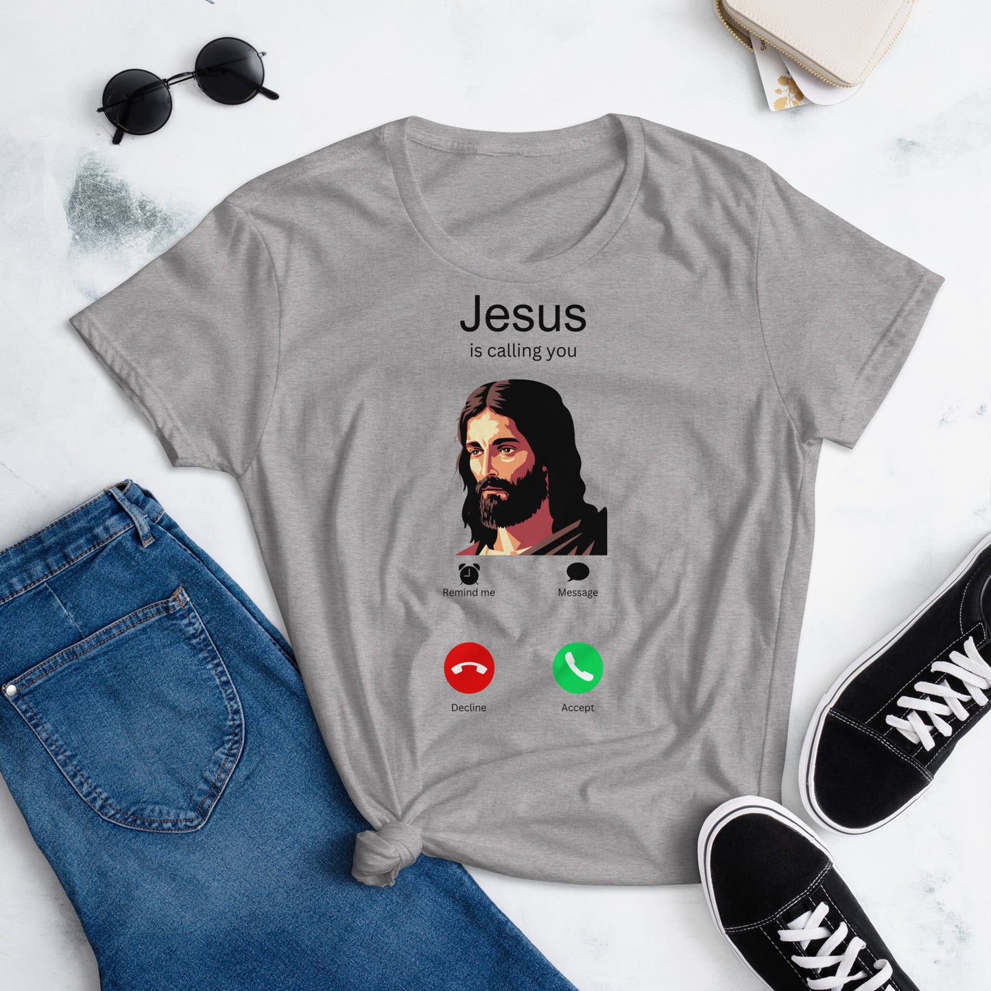 Jesus is Calling☎️ Women's T-shirt